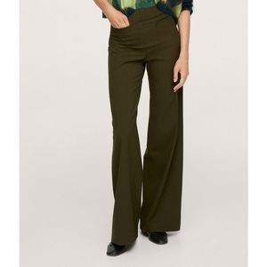 Mango green palazzo pants
